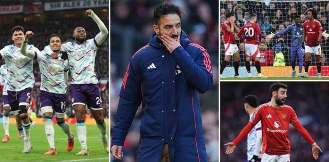 【英超】被打花,任意球+点球+运动战,曼联0-3樱桃